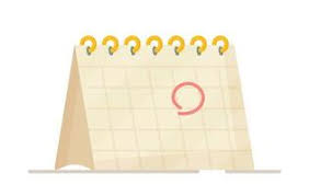Imagem de um calendário sugestionando horários disponíveis.